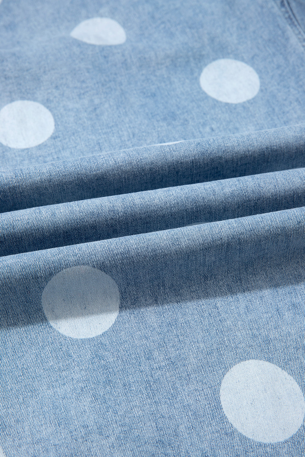 "Blue or Khaki" In Polka Dot Jeans
