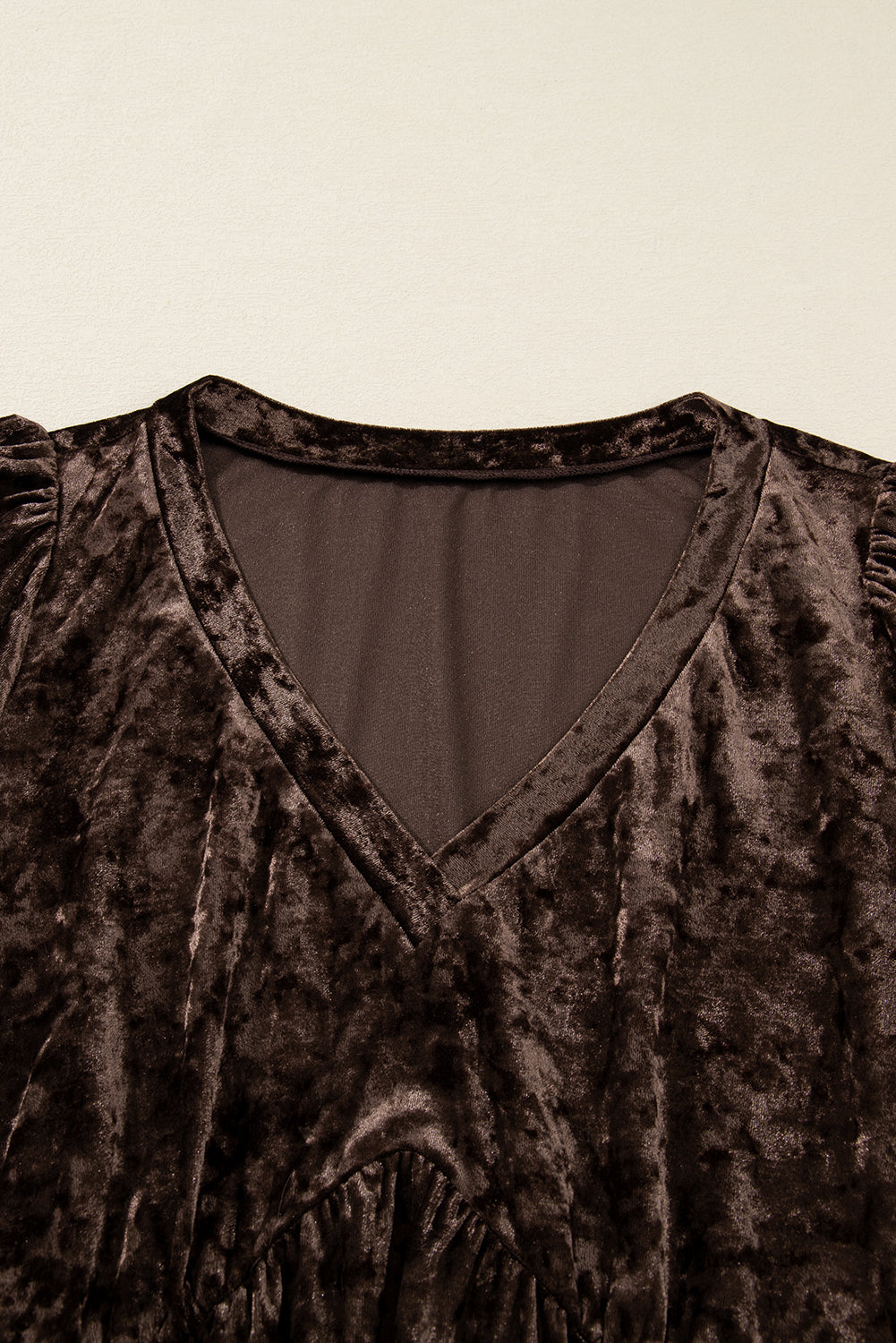 “Very Velvet” Babydoll Plus Size Dress