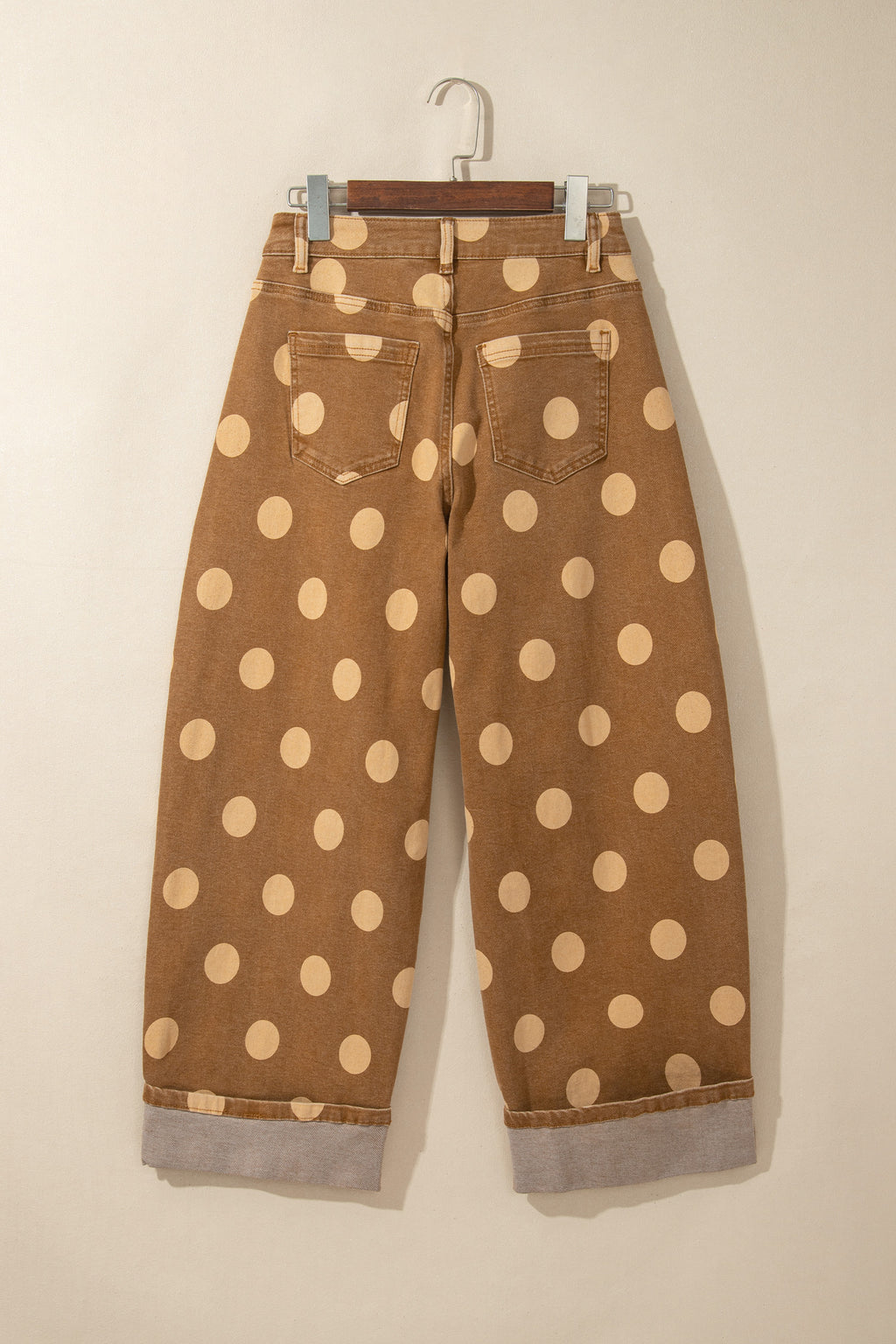 "Blue or Khaki" In Polka Dot Jeans