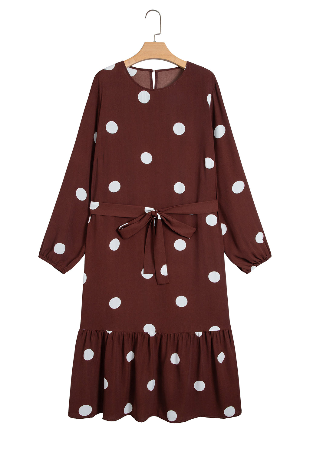 "Polka Dot & Ruffles" Plus Size Dress
