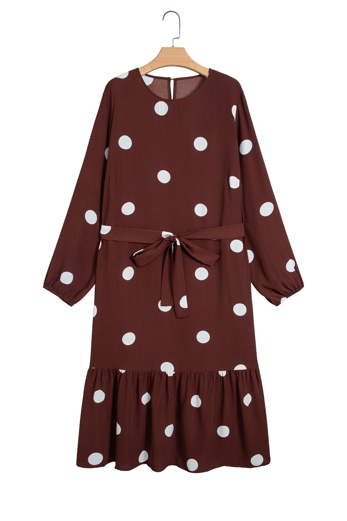 "Polka Dot & Ruffles" Plus Size Dress