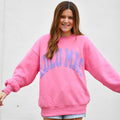 Lulu Mac Pink/Purple Logo Sweatshirt