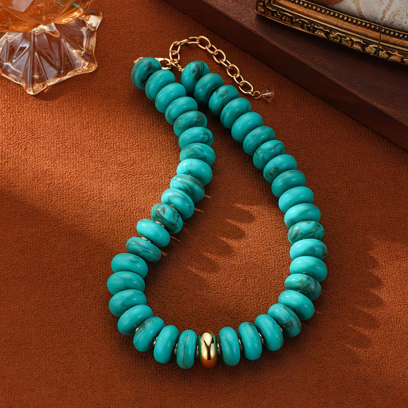 Round Chunky Beaded Necklaces