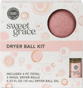 Bridgewater Candle Company Sweet Grace Dryer Ball Kit | 3 Reusable Wool Dryer Balls + Sweet Grace Fragrance Oil | Softens Fabrics Naturally | Eco-Friendly Alternative to Dryer Sheets