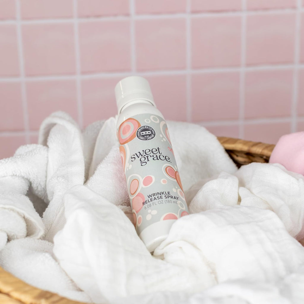 Bridgewater Candle Sweet Grace Collection Wrinkle Release Spray and Rewash Fabric Refresher-Sweet Grace