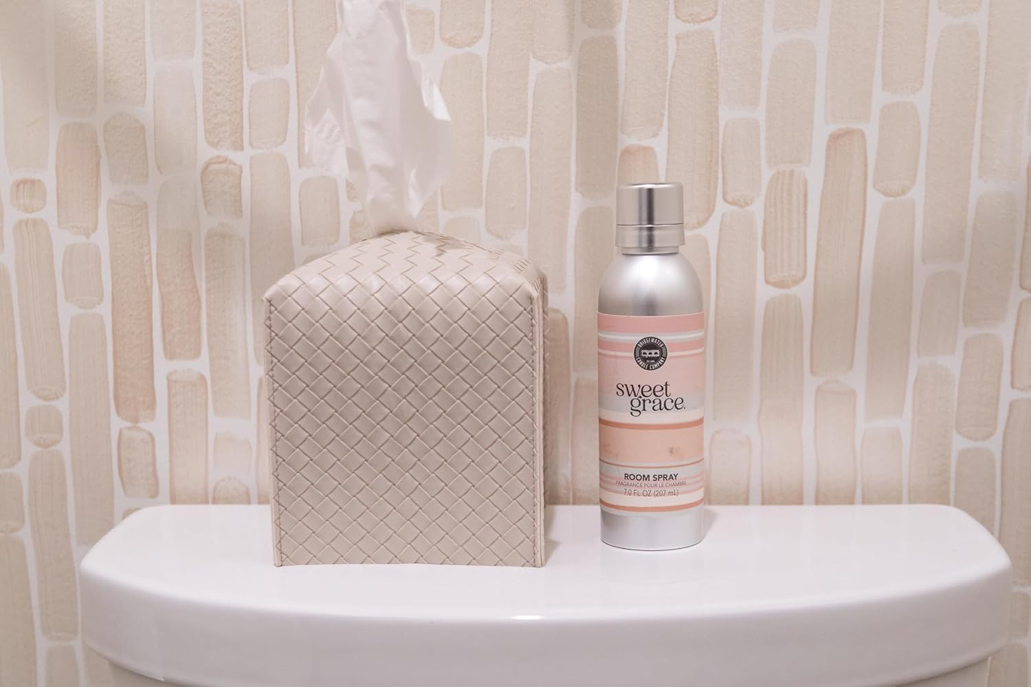 Bridgewater Candle Sweet Grace Collection Scented Non-Aerosol Room Spray | Passion Fruit, Sparkling Tea, Patchouli Air Freshener | 7 oz | Long Lasting Room Freshener | Home Fragrance