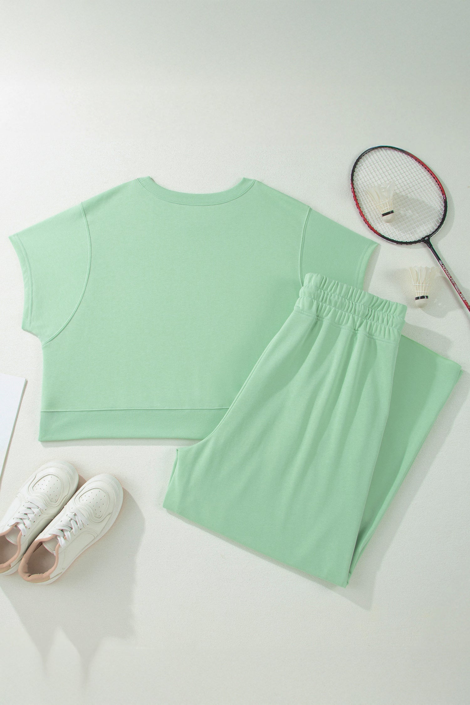 "Amazing In Aqua" Plus Size Pants Set