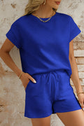 "Totally Textured" Top & Shorts Set