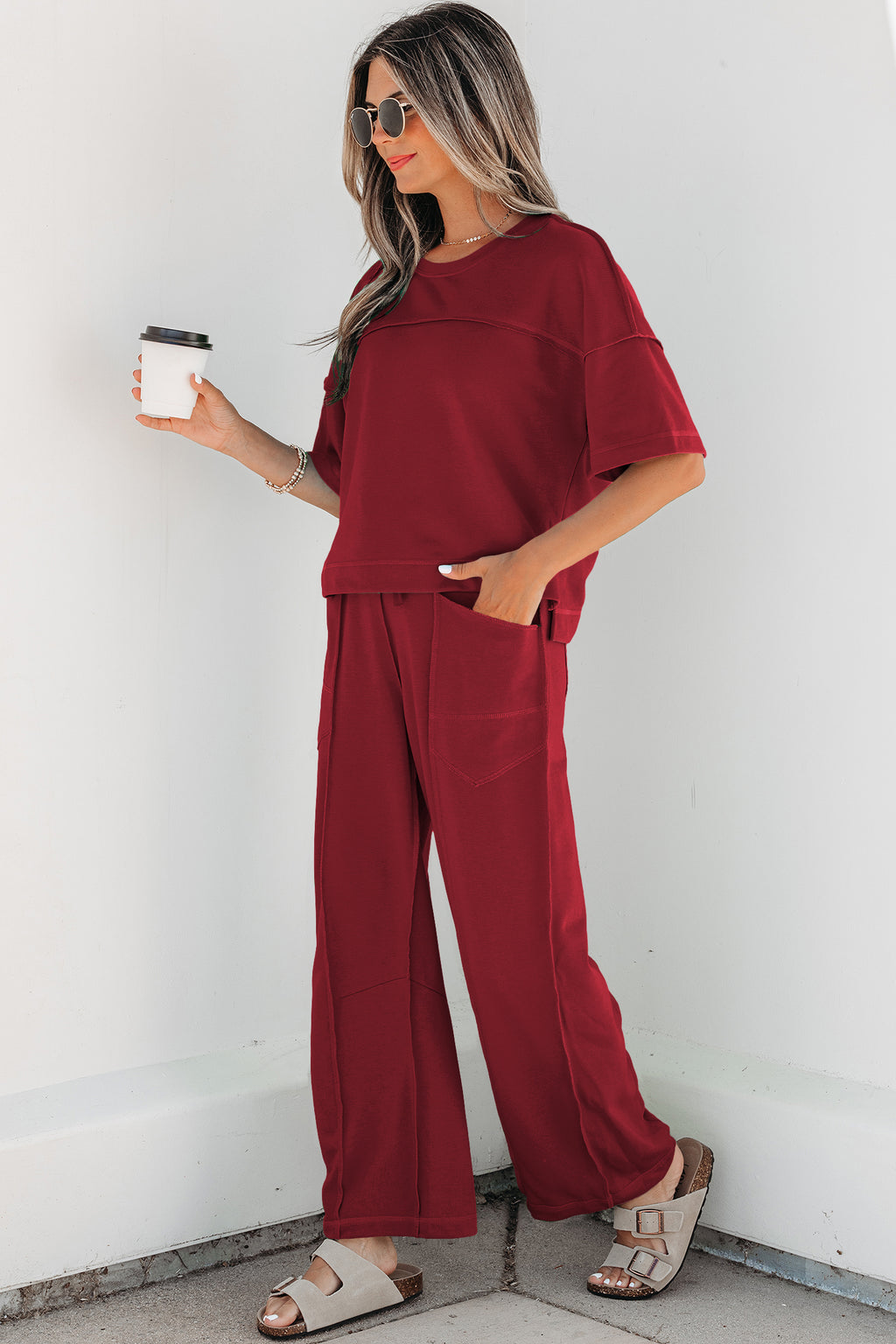 “Be Boxy” Tee & Pants Set