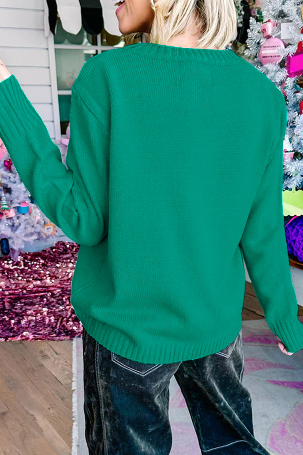 "Bold & Bright" Merry Sweater