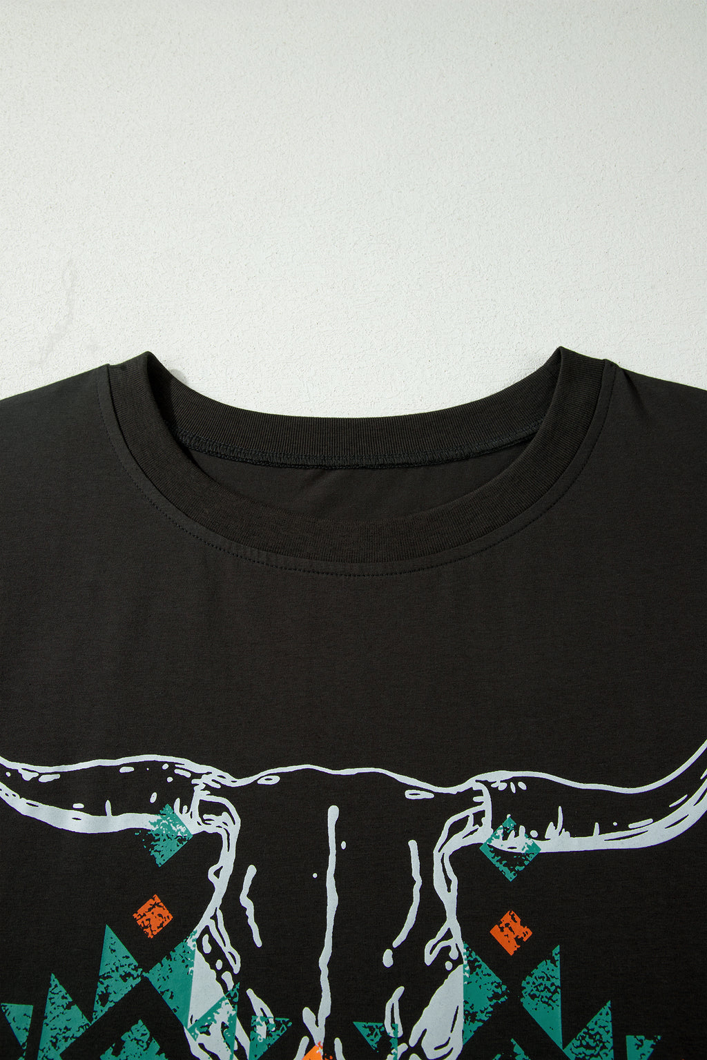"Western Skull" Plus Size T Shirt