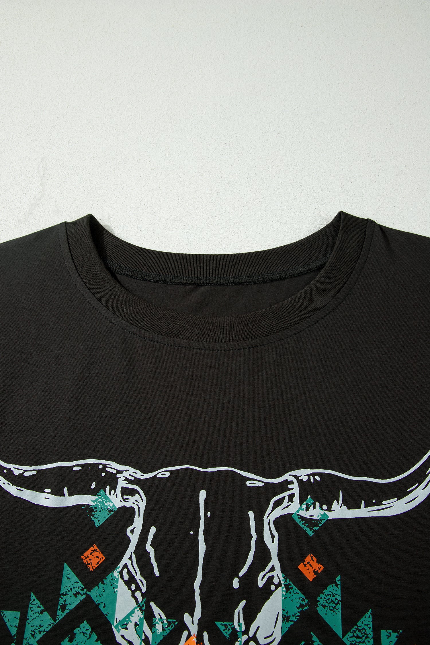 "Western Skull" Plus Size T Shirt