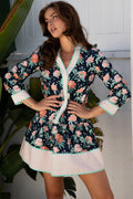 "Flow in Floral" Long Sleeve Dress