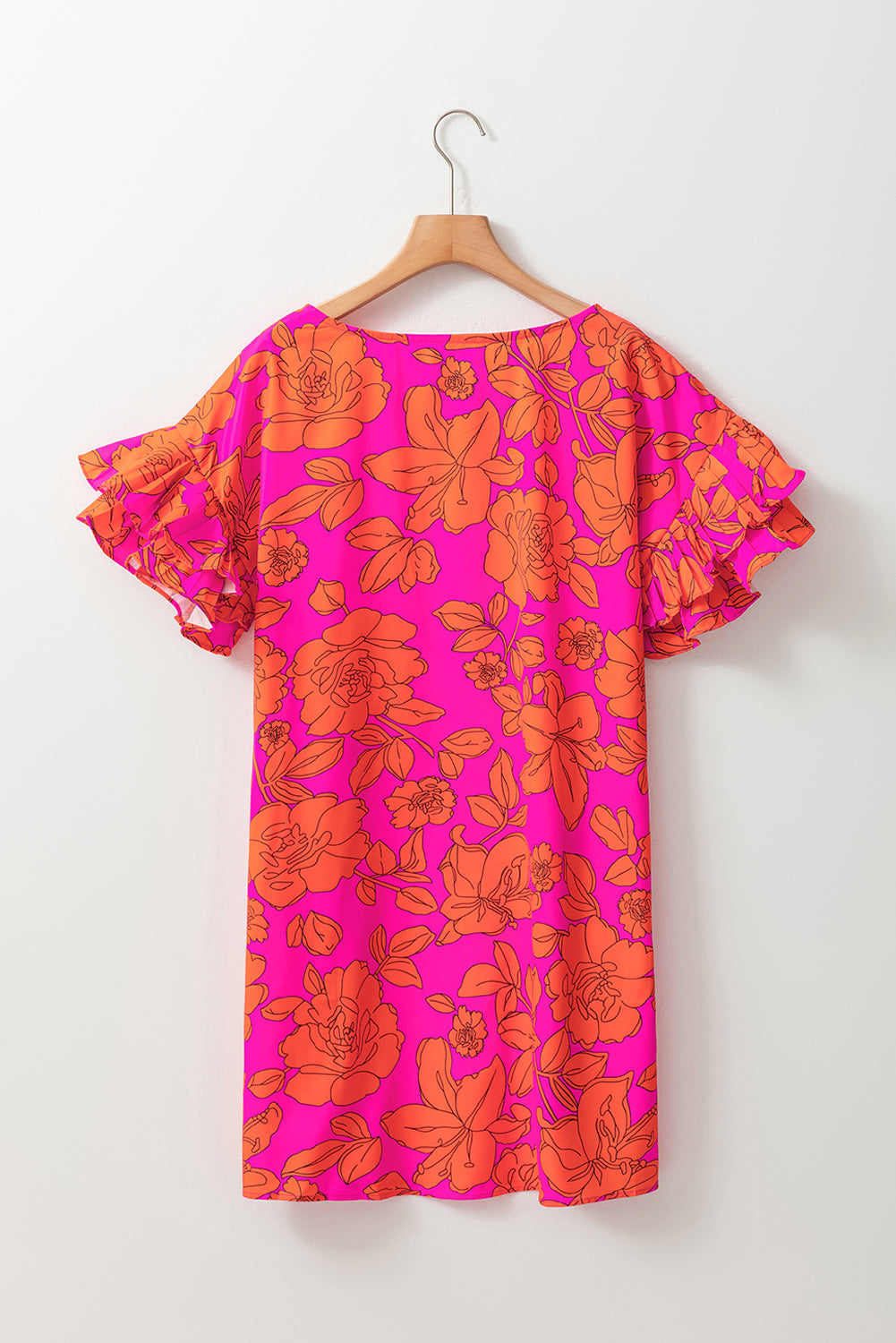 "Playful In Pink" Floral Dress