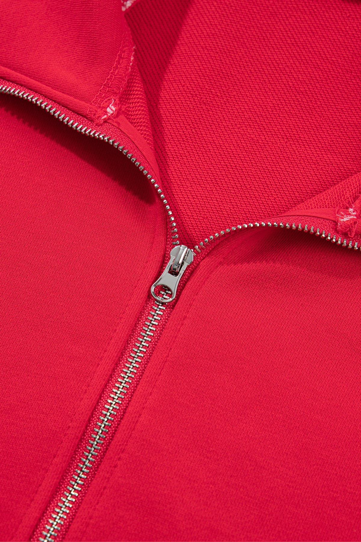 Patchwork Plaid Pocket Quarter Zip Pullover