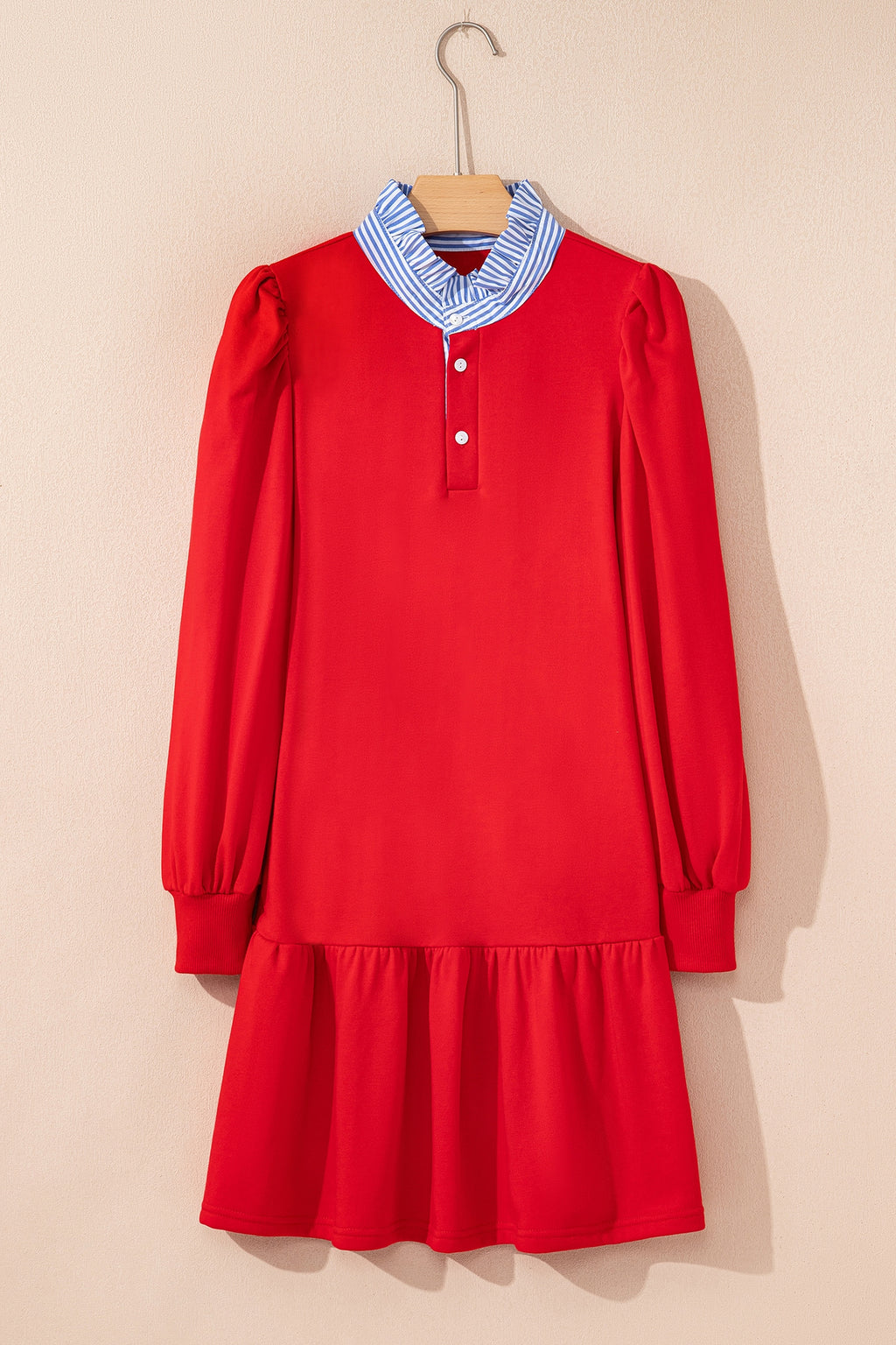 “Pretty & Preppy” Striped Collar Dress