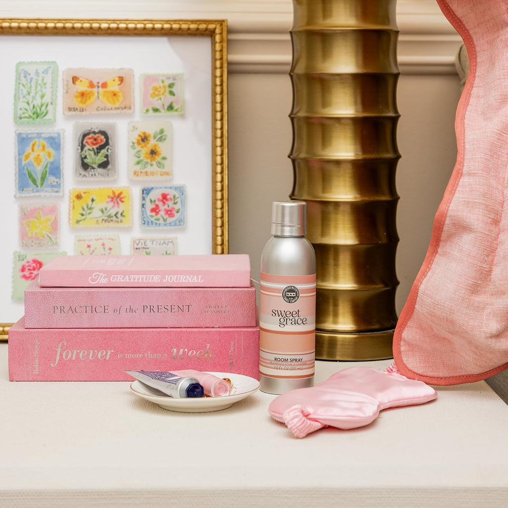 Bridgewater Candle Sweet Grace Collection Scented Non-Aerosol Room Spray | Passion Fruit, Sparkling Tea, Patchouli Air Freshener | 7 oz | Long Lasting Room Freshener | Home Fragrance
