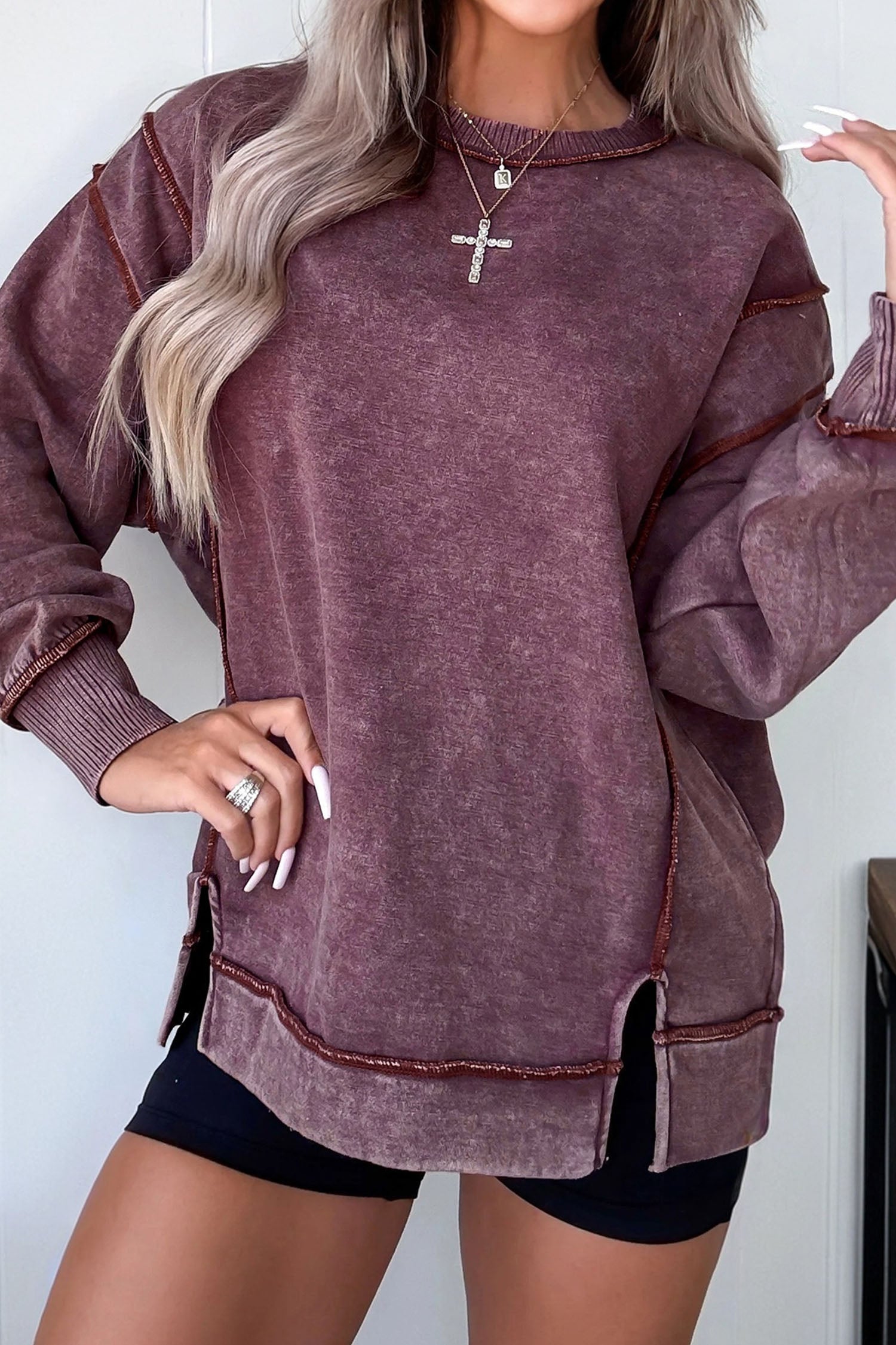 Mineral Wash Pullover