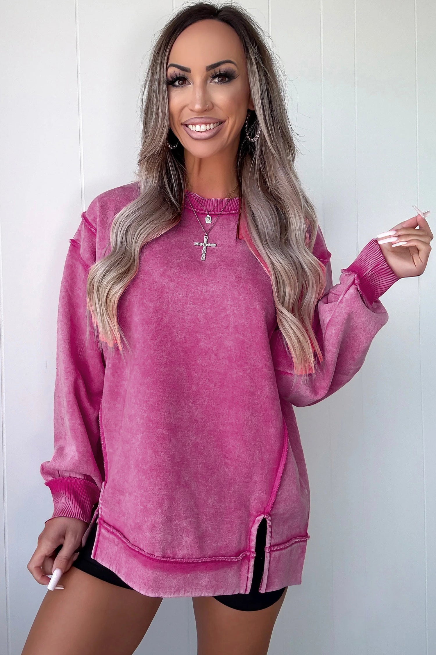Mineral Wash Pullover