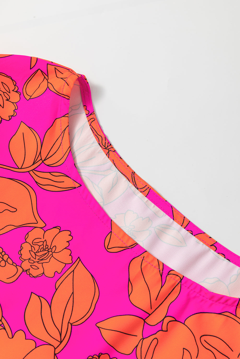 "Playful In Pink" Floral Dress