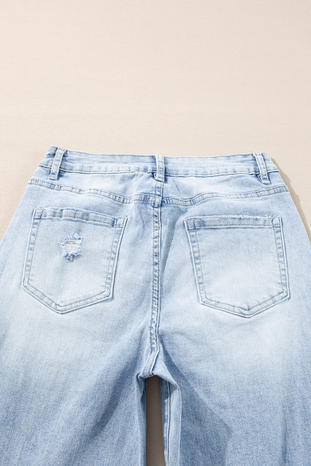 "Dizzy & Distressed" Straight Jeans