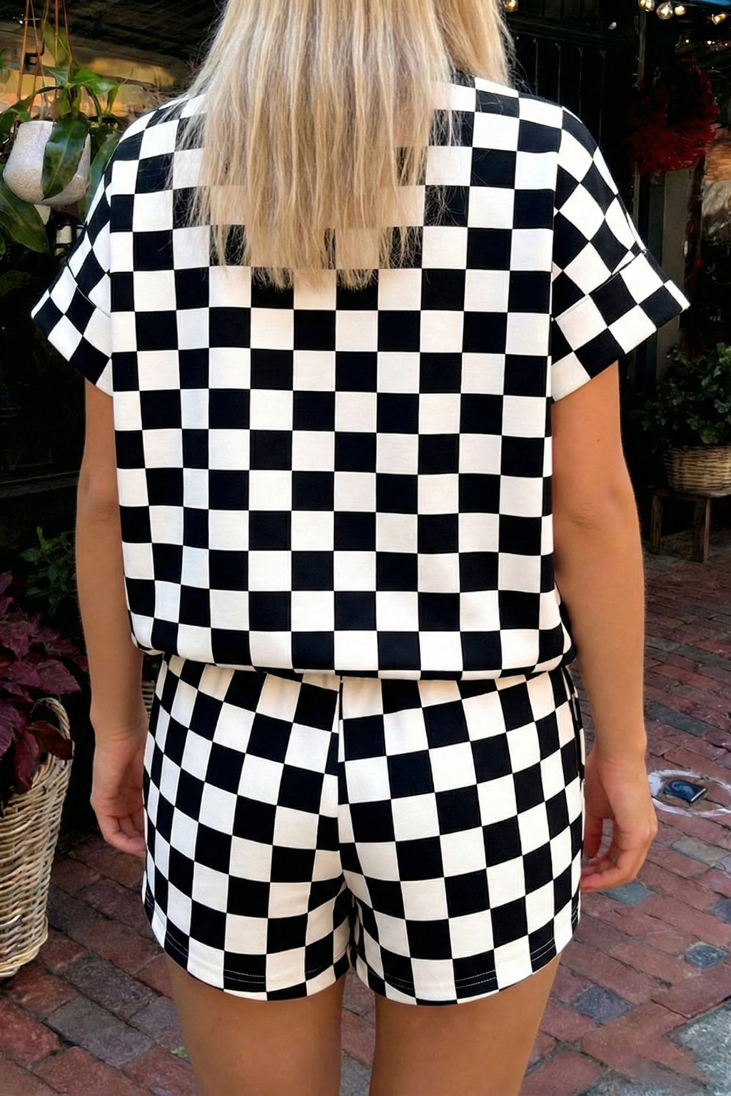 "Catch Me In Checkered" Print Set