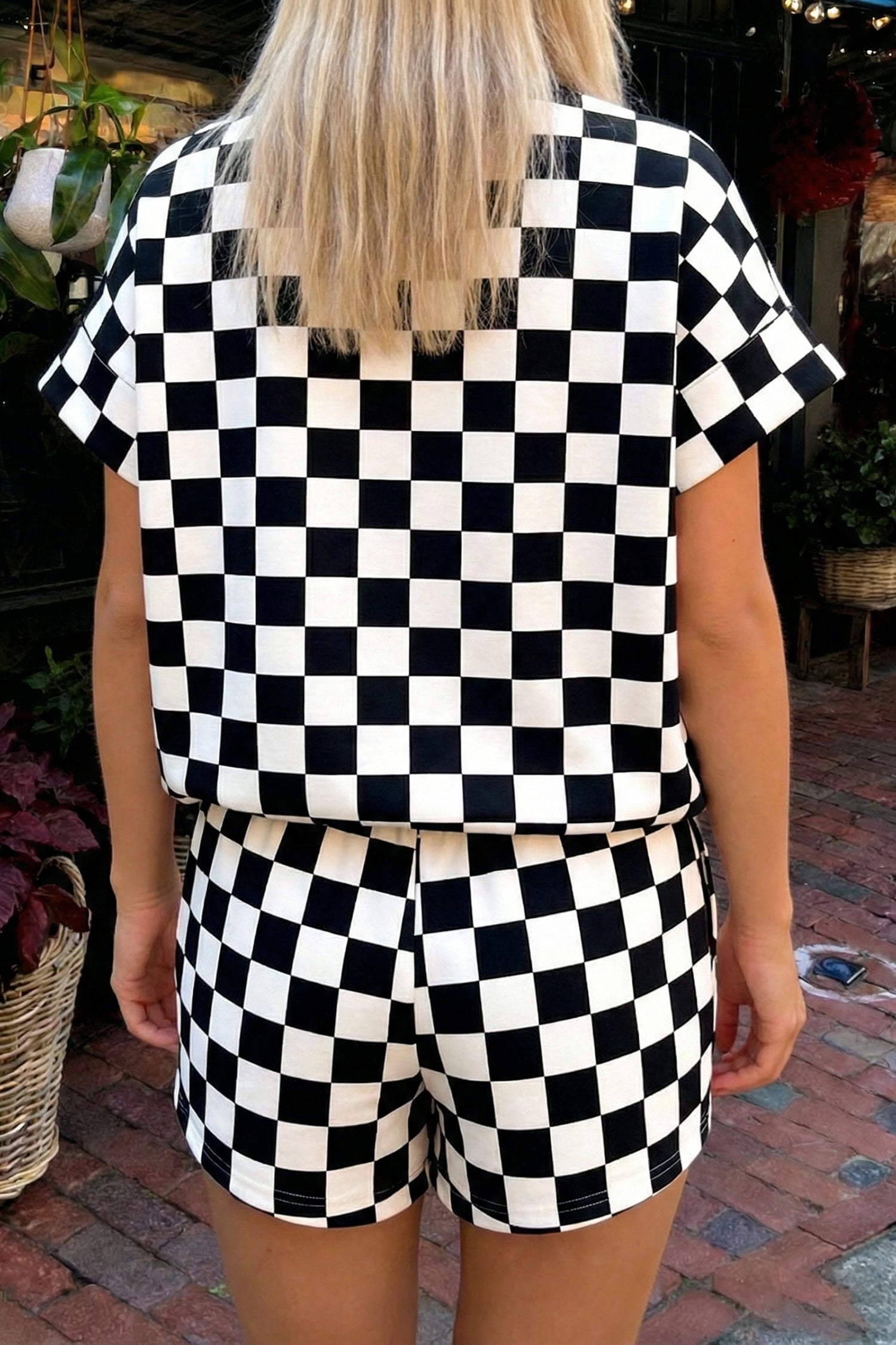 "Catch Me In Checkered" Print Set