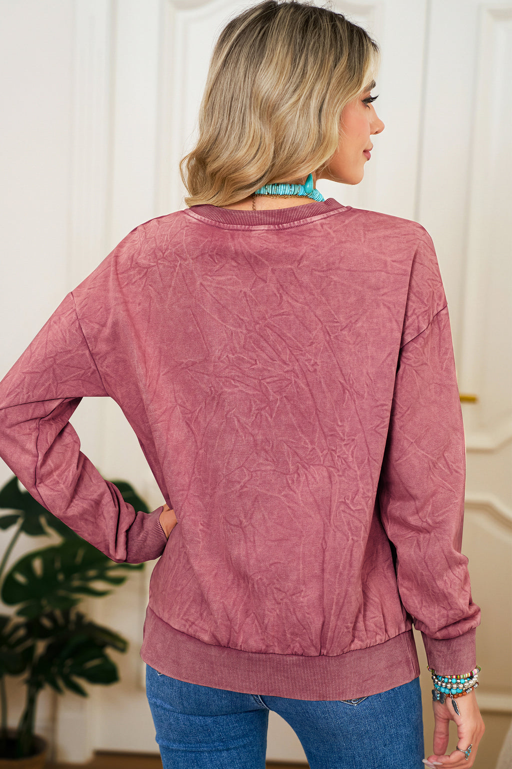"Saved by Grace" Mineral Wash Sweatshirt