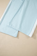 “Misty Blue” Tank Top & Wide Leg Pant Set