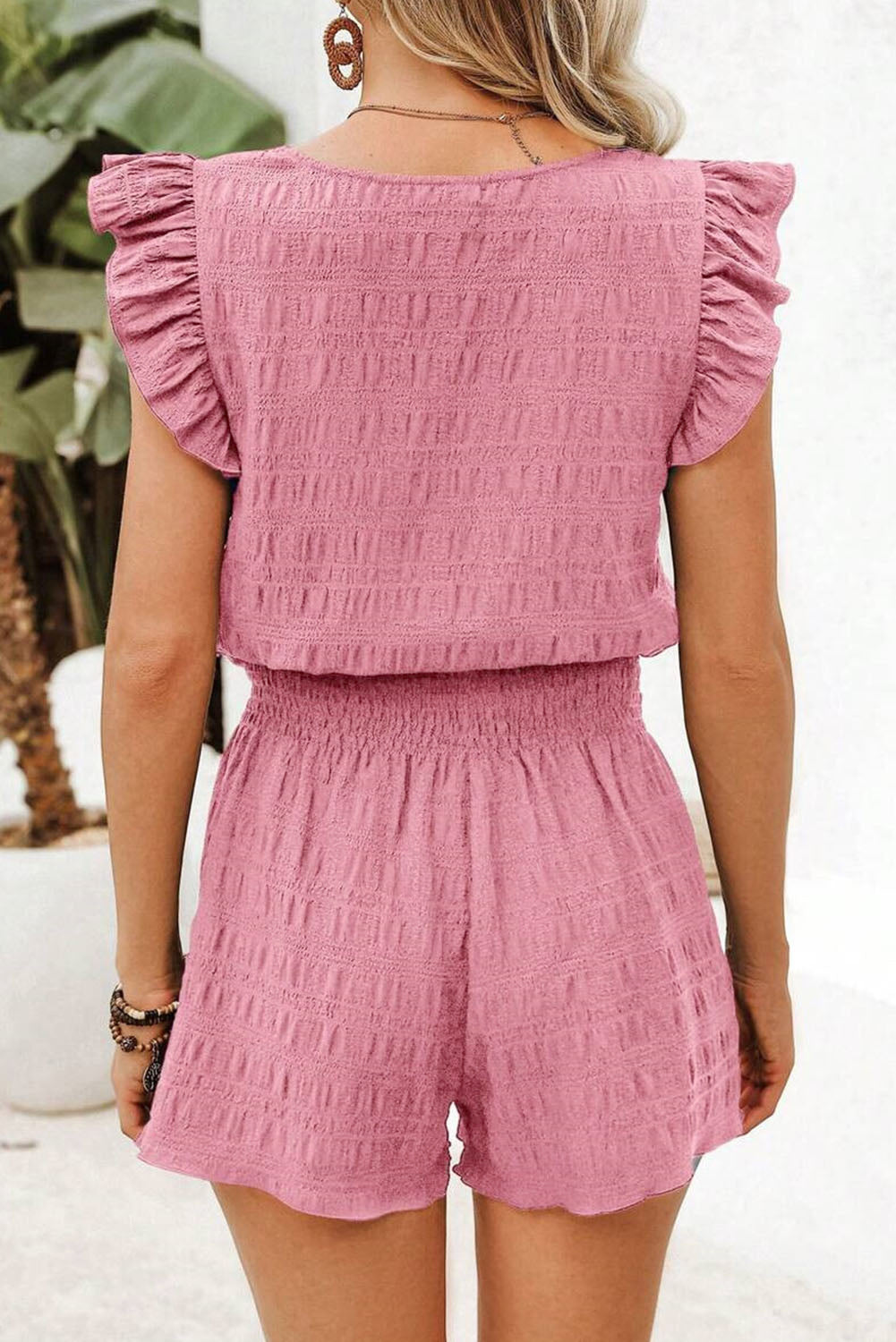 “Bold & Beautiful” Textured Shorts Set