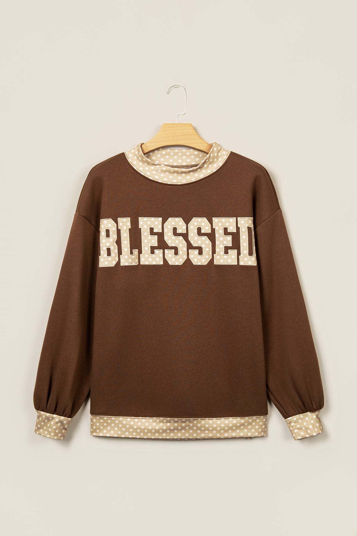 BLESSED or Faith Embordered Pullover