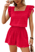 “Bold & Beautiful” Textured Shorts Set