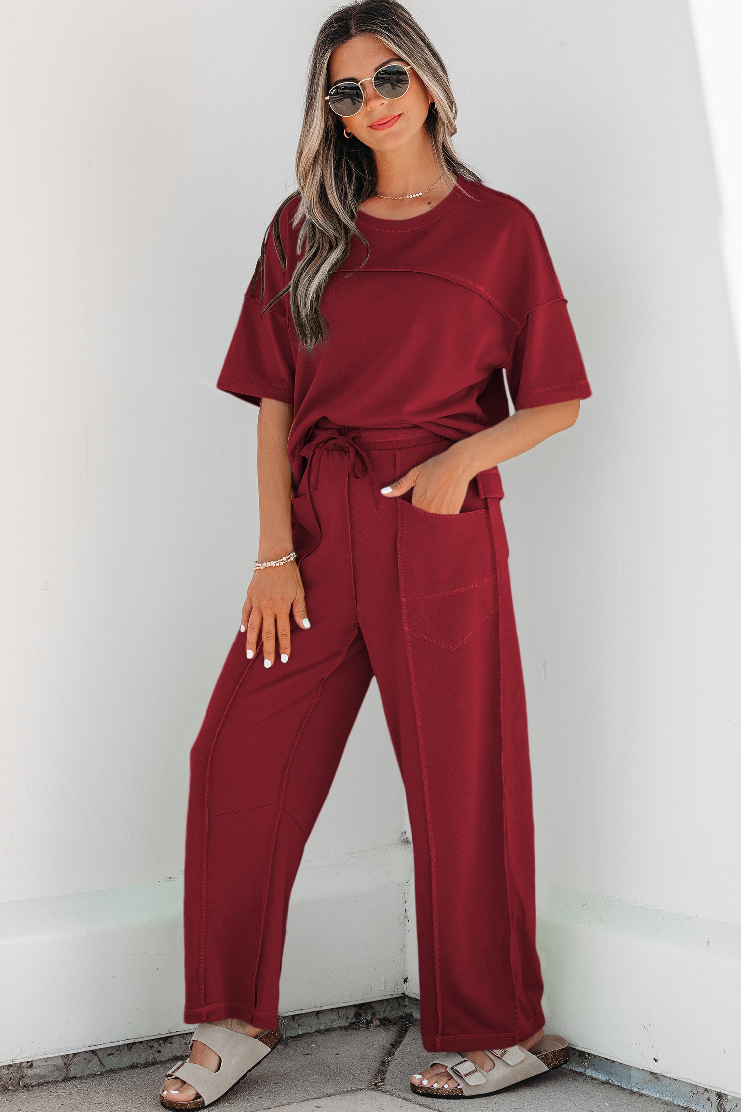 “Be Boxy” Tee & Pants Set