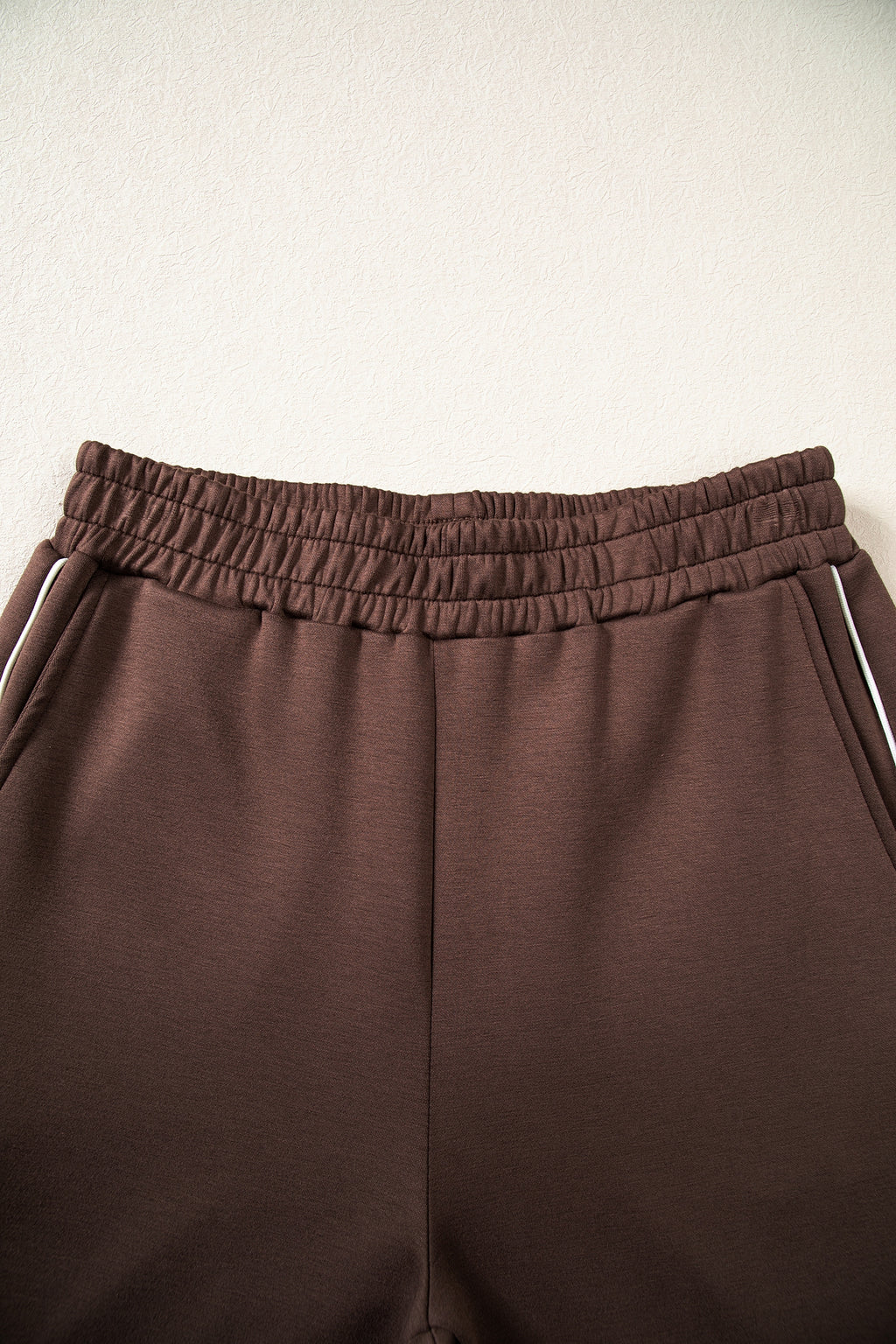 Coffee Mock Neck Pullover & Pant Set