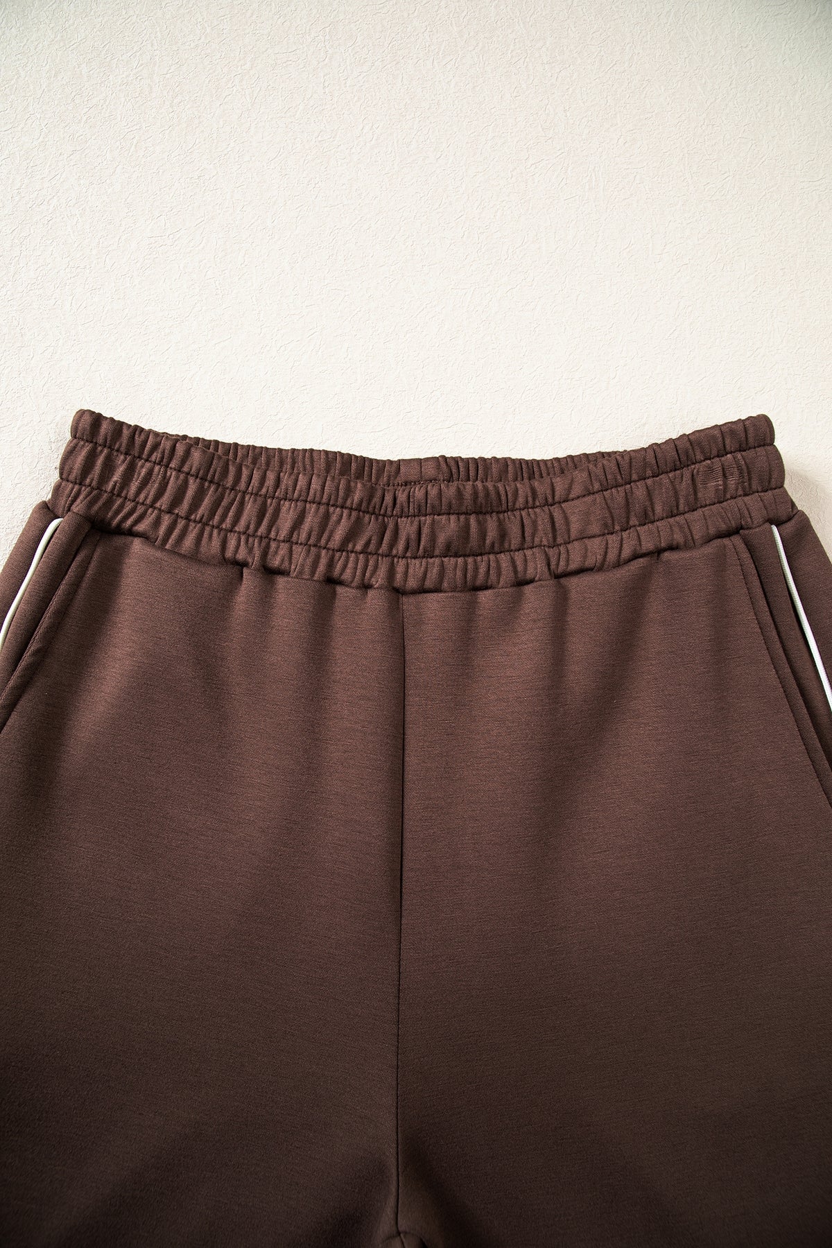 Coffee Mock Neck Pullover & Pant Set