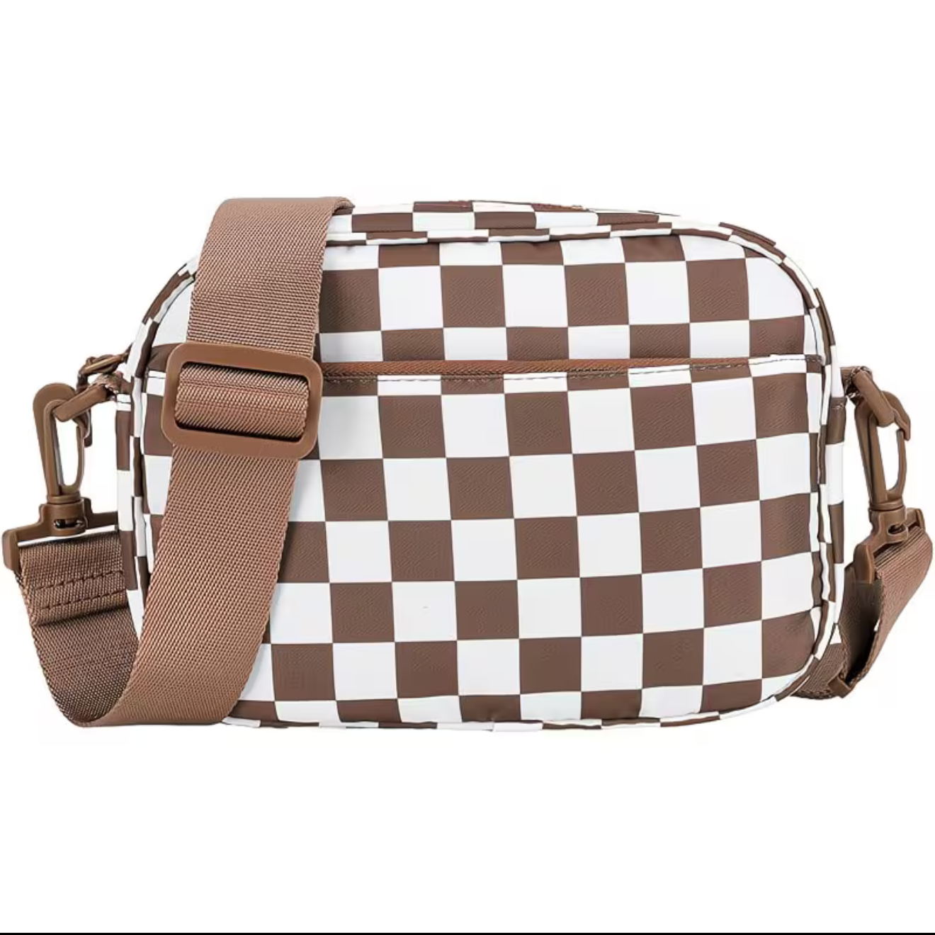 The “Mary Poppins” Brown Check Crossbody