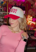 Hot Pink Darlin Trucker Hat