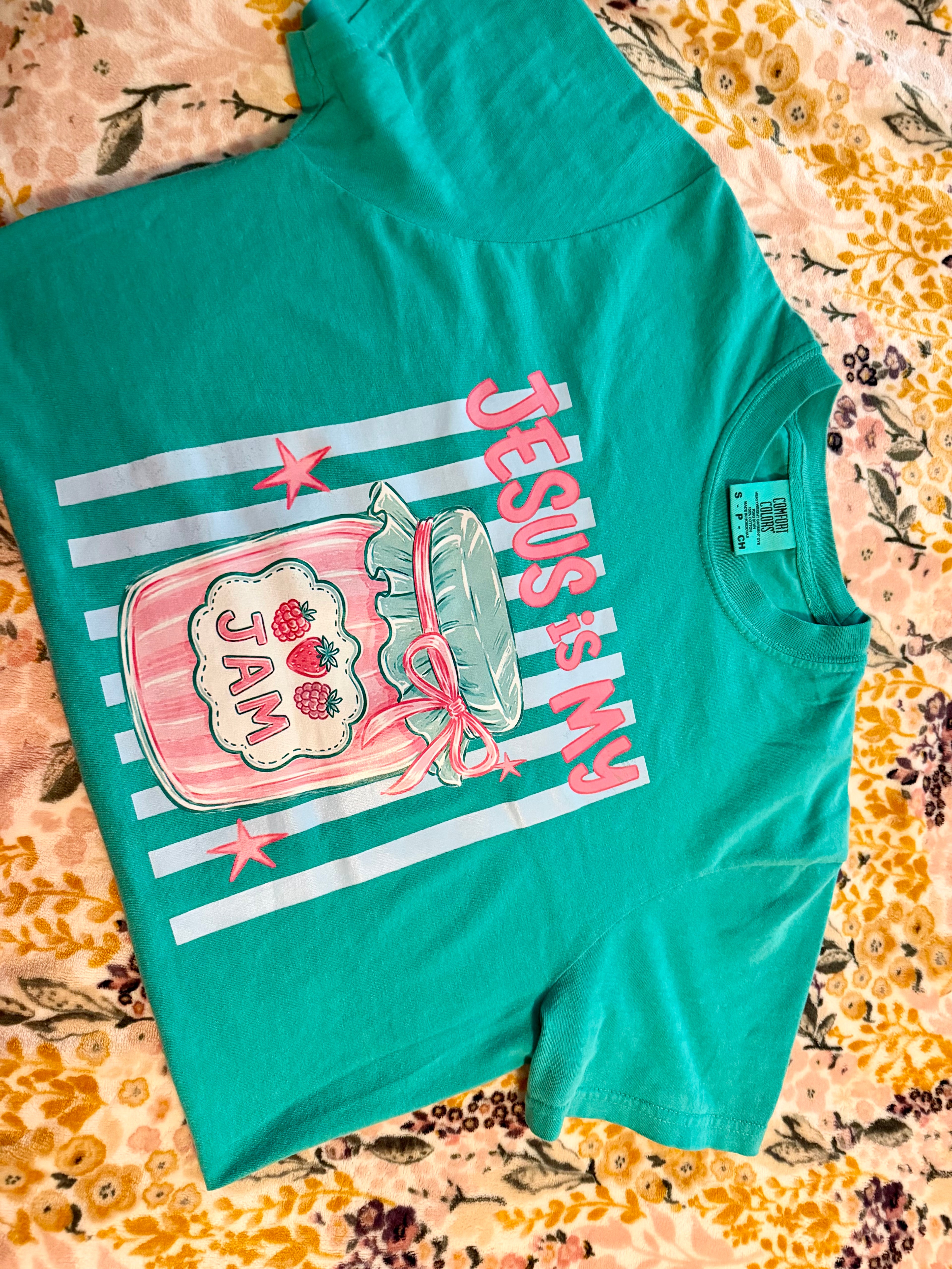 “Jesus Is My Jam” Comfort Colors Tee