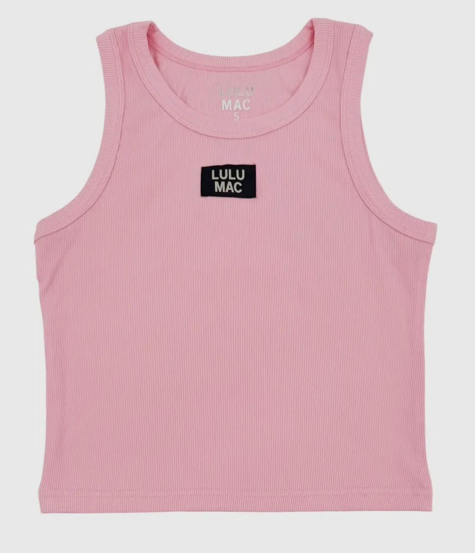 Lulu Mac Tank-Hot Pink