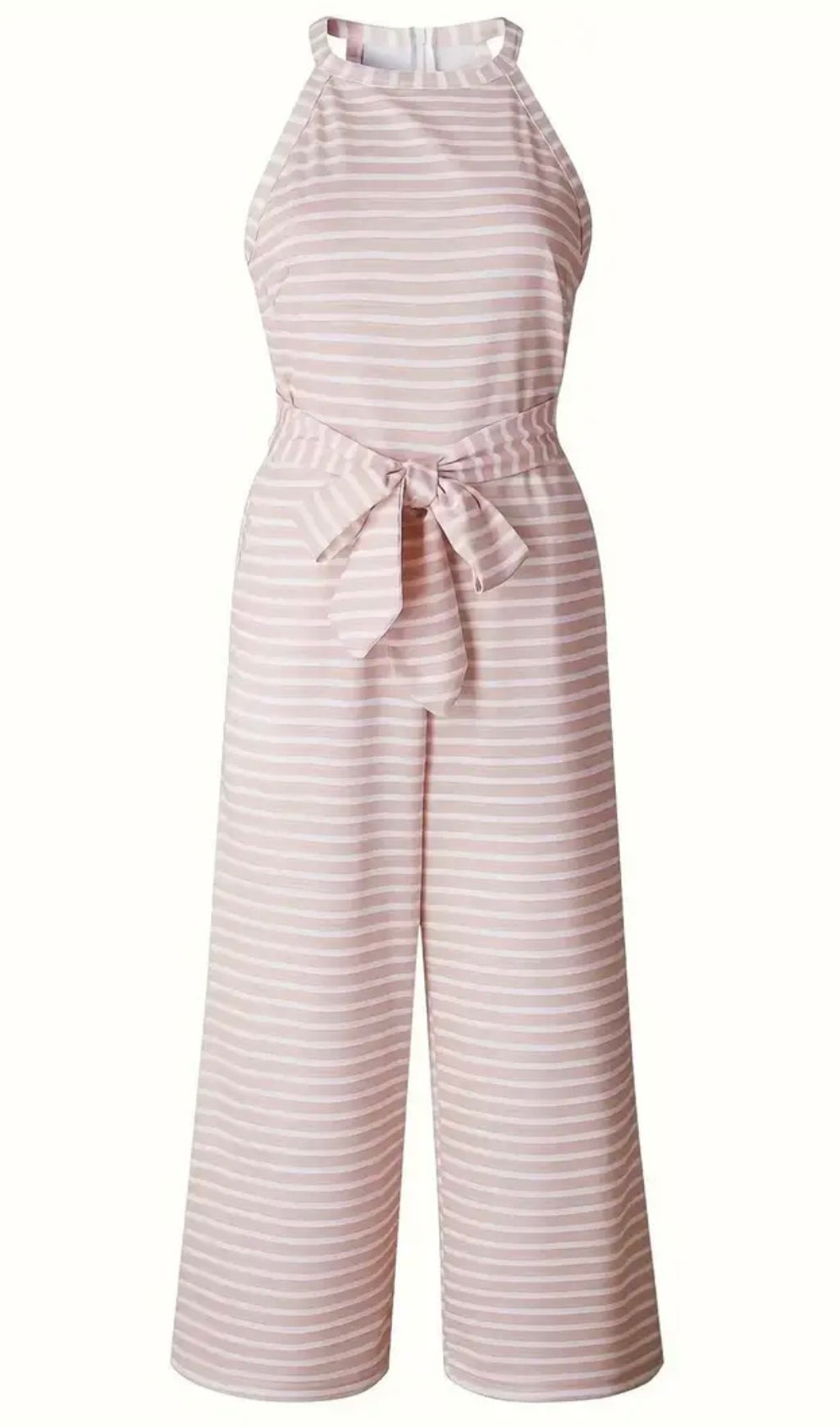 “Pretty In Pink” Striped Jumpsuit