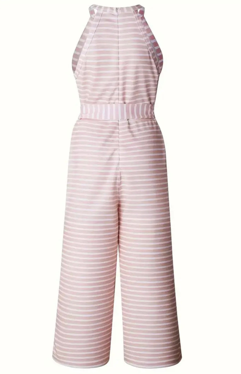 “Pretty In Pink” Striped Jumpsuit