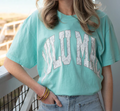 Aqua Camo Logo- Lulu Mac Tee