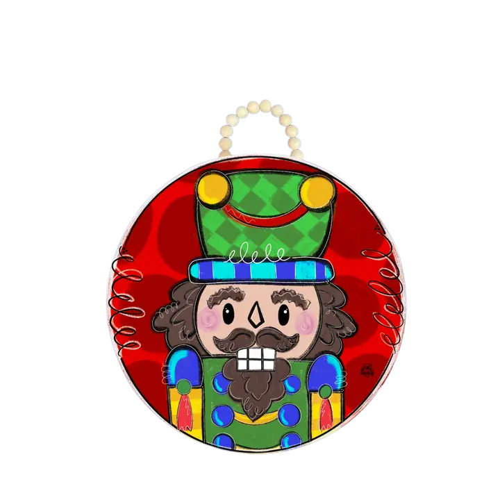 Red Circle Nutcracker