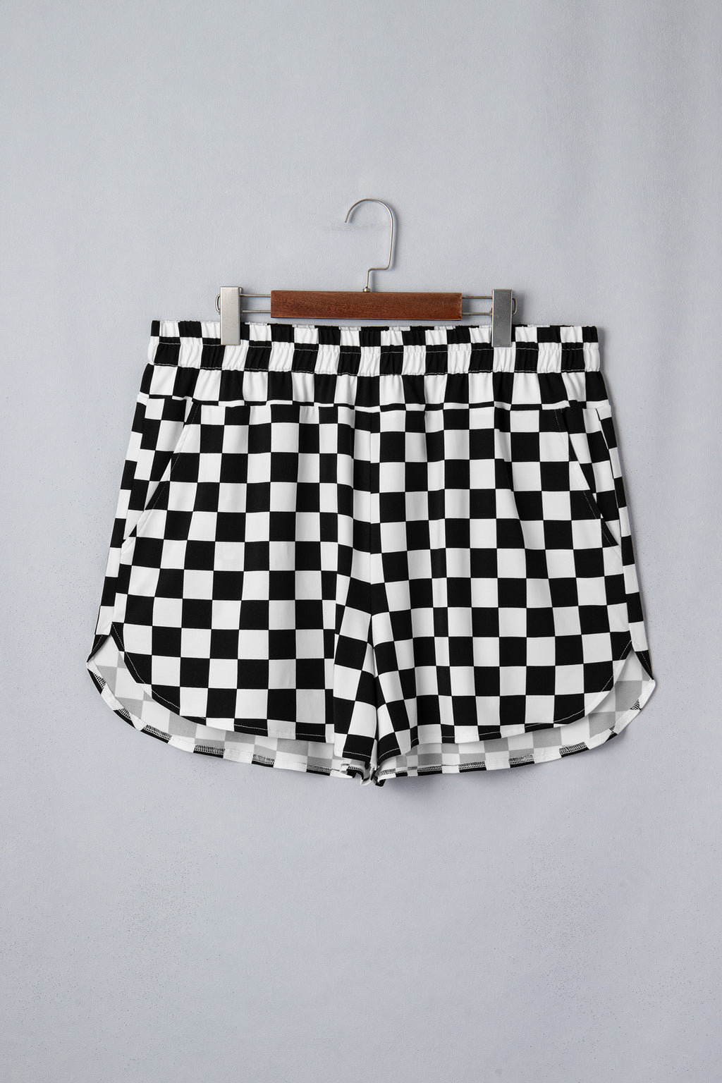 "Check Me Out" Plus Size Athleisure Shorts