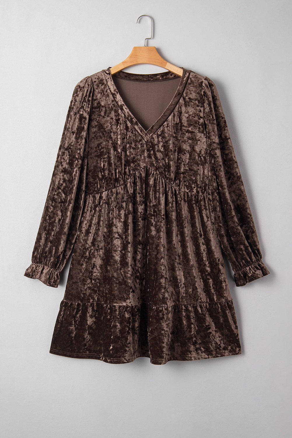 “Very Velvet” Babydoll Plus Size Dress