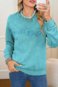 "Saved by Grace" Mineral Wash Sweatshirt