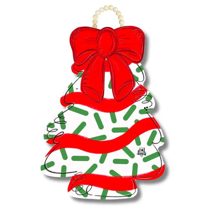Christmas Cake Door Hanger