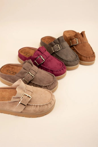 "The Effy" Ruffle Design Slip-On Mule