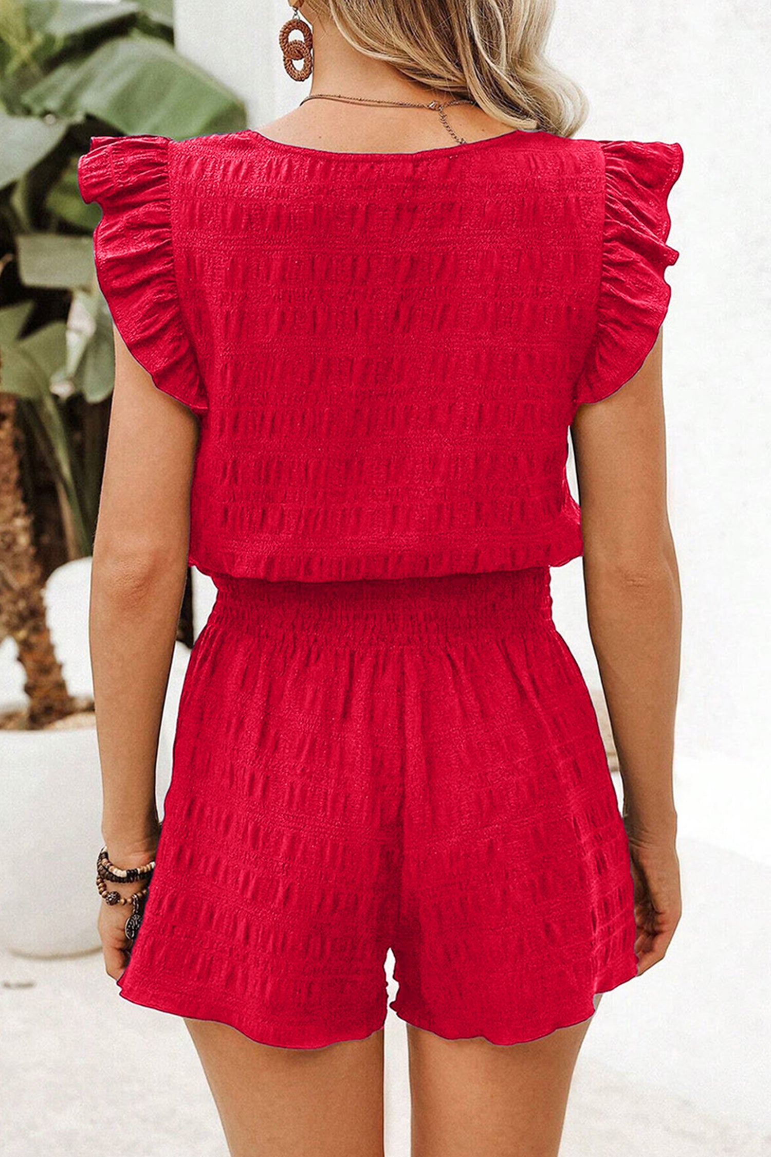 “Bold & Beautiful” Textured Shorts Set