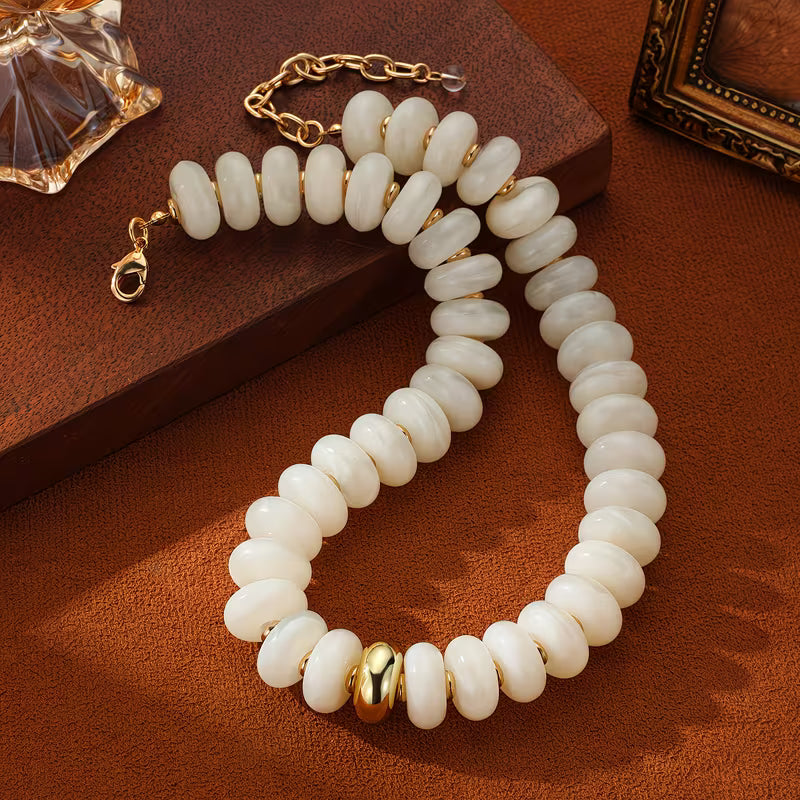 Round Chunky Beaded Necklaces